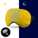 Custom Gold Light Blue Sleep Mask