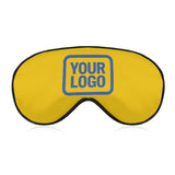 Custom Gold Sky Blue Sleep Mask