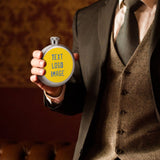Custom Gold Sky Blue Hip Flask