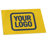Custom Gold Blue Flag