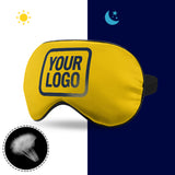 Custom Gold Blue Sleep Mask