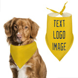Custom Gold Blue Pet Scarf