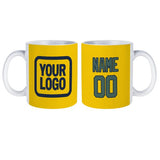 Custom Gold Blue Green Mug