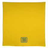 Custom Gold Blue Square Table Cloth