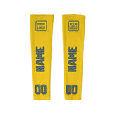 Custom Gold Blue Green Arm Sleeve