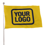 Custom Gold Navy Flag