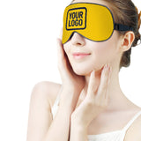 Custom Gold Navy Sleep Mask