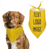 Custom Gold Navy Pet Scarf