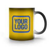 Custom Gold Sky Blue Magic Mug