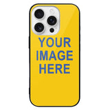 Custom Gold Sky Blue Phone Case