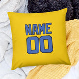 Custom Gold Sky Blue Pillowcase