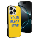 Custom Gold Sky Blue Phone Case