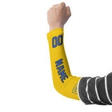 Custom Gold Sky Blue Arm Sleeve