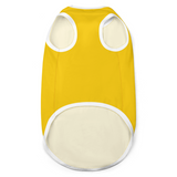 Custom Gold Sky Blue Pet Vest