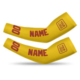Custom Gold Coral Red Arm Sleeve