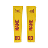 Custom Gold Coral Red Arm Sleeve