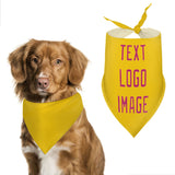 Custom Gold Pink Pet Scarf