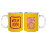 Custom Gold Light Pink Mug