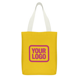 Custom Gold Light Pink Canvas Tote Bag
