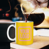Custom Gold Light Pink Mug