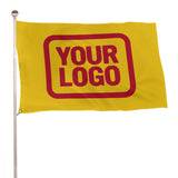 Custom Gold Red Flag