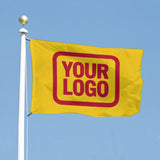 Custom Gold Red Flag