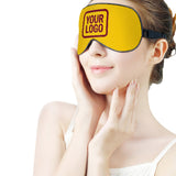 Custom Gold Crimson Red Sleep Mask