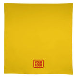 Custom Gold Coral Red Square Table Cloth