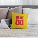 Custom Gold Orange Red Pillowcase