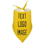 Custom Gold Black Pet Scarf
