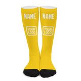 Custom Gold Cream Knee-High Sock