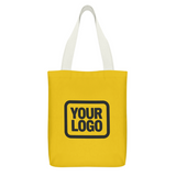 Custom Gold Cream Canvas Tote Bag