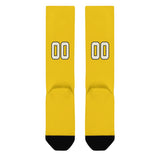 Custom Gold Cream Knee-High Sock