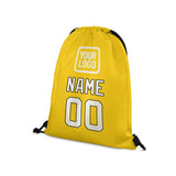 Custom Gold Cream Drawstring Bag