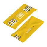 Custom Gold Cream Sports headband