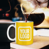 Custom Gold Cream Mug