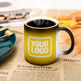 Custom Gold Cream Magic Mug