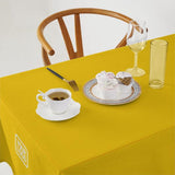 Custom Gold Black Square Table Cloth