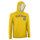 Custom Gold Gray UV-Hoodie