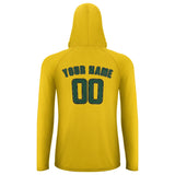 Custom Gold Green UV-Hoodie
