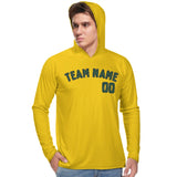 Custom Gold Green UV-Hoodie
