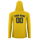Custom Gold Dark Green UV-Hoodie
