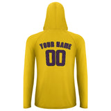 Custom Gold Purple UV-Hoodie