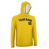 Custom Gold Navy UV-Hoodie
