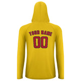 Custom Gold Red UV-Hoodie