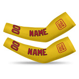 Custom Gold Red Arm Sleeve