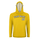 Custom Gold White UV-Hoodie