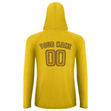 Custom Gold Yellow UV-Hoodie