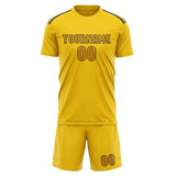 Custom Gold Yellow Soccer Jersey