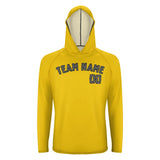 Custom Gold Dark Grey UV-Hoodie